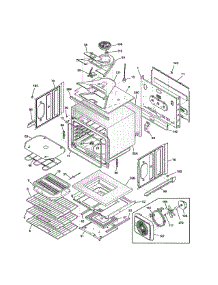 Upper Oven parts for Kenmore Wall Oven 790.49539312 (79049539312, 790 49539312) from AppliancePartsPros.com