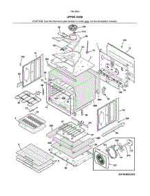 Upper Oven parts for Kenmore Wall Oven 790.49539315 (79049539315, 790 49539315) from AppliancePartsPros.com