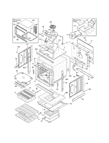 Lower Oven parts for Kenmore Wall Oven 790.49602311 (79049602311, 790 49602311) from AppliancePartsPros.com