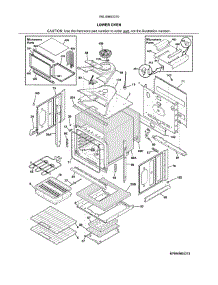 Lower Oven parts for Kenmore Wall Oven 790.49603310 (79049603310, 790 49603310) from AppliancePartsPros.com