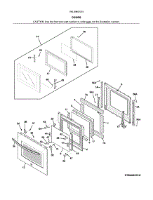 Doors parts for Kenmore Wall Oven 790.49603315 (79049603315, 790 49603315) from AppliancePartsPros.com