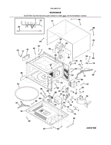 Microwave parts for Kenmore Wall Oven 790.49603315 (79049603315, 790 49603315) from AppliancePartsPros.com