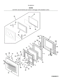 Doors parts for Kenmore Microwave/Hood Combo 790.49603319 (79049603319, 790 49603319) from AppliancePartsPros.com