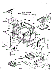 Body Section parts for Kenmore Range 911.7157911 (9117157911, 911 7157911) from AppliancePartsPros.com