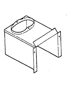 Optional Flue Collar Kit parts for Kenmore Range 911.7218510 (9117218510, 911 7218510) from AppliancePartsPros.com