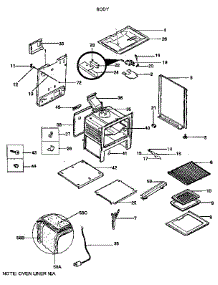 Body parts for Kenmore Range 791.6302190 (7916302190, 791 6302190) from AppliancePartsPros.com