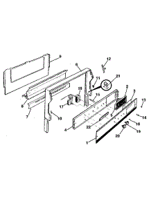 Control Panel parts for Kenmore Range 791.734891 (791734891, 791 734891) from AppliancePartsPros.com