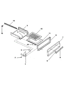 Broiler parts for Kenmore Range 791.783889 (791783889, 791 783889) from AppliancePartsPros.com