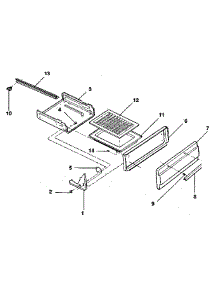 Door parts for Kenmore Range 791.7838890 (7917838890, 791 7838890) from AppliancePartsPros.com