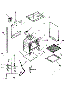 Door parts for Kenmore Range 791.7838890 (7917838890, 791 7838890) from AppliancePartsPros.com