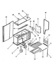 Door parts for Kenmore Range 791.7838890 (7917838890, 791 7838890) from AppliancePartsPros.com
