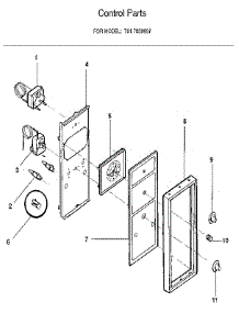 Control parts for Kenmore Range 791.7838891 (7917838891, 791 7838891) from AppliancePartsPros.com