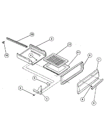 Broiler parts for Kenmore Range 791.7839091 (7917839091, 791 7839091) from AppliancePartsPros.com