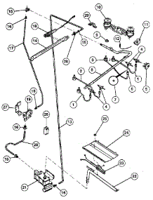 Burner parts for Kenmore Range 791.7839091 (7917839091, 791 7839091) from AppliancePartsPros.com