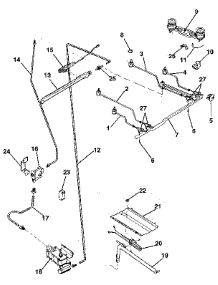 Burner parts for Kenmore Range 791.7839092 (7917839092, 791 7839092) from AppliancePartsPros.com