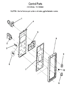 Control parts for Kenmore Range 791.7839094 (7917839094, 791 7839094) from AppliancePartsPros.com