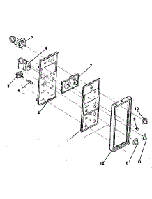 Control Panel parts for Kenmore Range 791.7858890 (7917858890, 791 7858890) from AppliancePartsPros.com