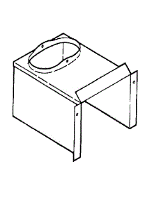 Optional Flue Collar Kit parts for Kenmore Range 911.7258510 (9117258510, 911 7258510) from AppliancePartsPros.com