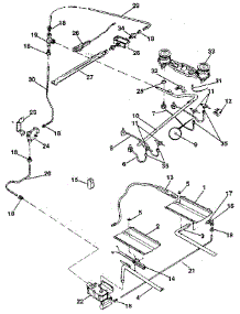 Burners parts for Kenmore Range 791.7859091 (7917859091, 791 7859091) from AppliancePartsPros.com