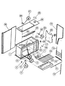 Upper Oven parts for Kenmore Range 791.7859093 (7917859093, 791 7859093) from AppliancePartsPros.com