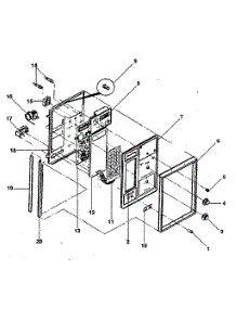Upper Control Panel parts for Kenmore Range 791.7898810 (7917898810, 791 7898810) from AppliancePartsPros.com