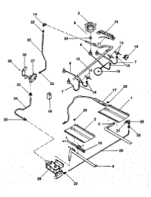 Burner parts for Kenmore Range 791.7898810 (7917898810, 791 7898810) from AppliancePartsPros.com