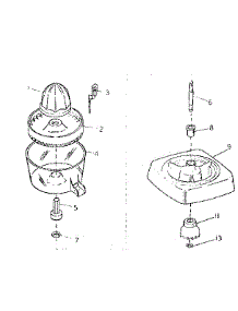 Juicer Attachment parts for Kenmore Kitchen Machine With Blender 793.829900 (793829900, 793 829900) from AppliancePartsPros.com