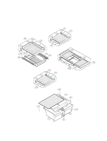 Refrigerator Parts parts for Kenmore Refrigerator 795.69919900 (79569919900, 795 69919900) from AppliancePartsPros.com