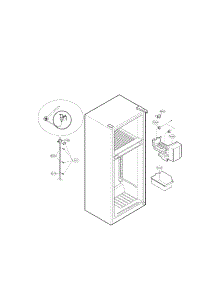 Ice Maker Parts parts for Kenmore Refrigerator 795.78002210 (79578002210, 795 78002210) from AppliancePartsPros.com