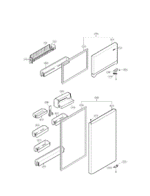 Door Parts parts for Kenmore Refrigerator 795.79019901 (79579019901, 795 79019901) from AppliancePartsPros.com