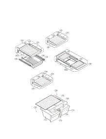Refrigerator Parts parts for Kenmore Refrigerator 795.79293901 (79579293901, 795 79293901) from AppliancePartsPros.com