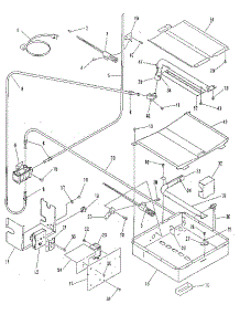 Broiler And Oven Burner Section parts for Kenmore Range 911.7340190 (9117340190, 911 7340190) from AppliancePartsPros.com