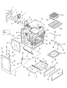 Body Section parts for Kenmore Range 911.7389180 (9117389180, 911 7389180) from AppliancePartsPros.com