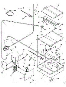 Broiler And Oven Burner Section parts for Kenmore Range 911.7398812 (9117398812, 911 7398812) from AppliancePartsPros.com
