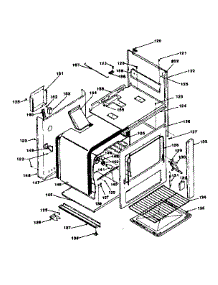 Body Section parts for Kenmore Range 911.7438610 (9117438610, 911 7438610) from AppliancePartsPros.com