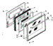 Oven Door Model 119.7498610