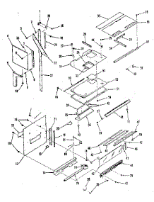 Upper Oven Section parts for Kenmore Range 911.7808710 (9117808710, 911 7808710) from AppliancePartsPros.com