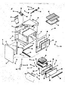 Lower Body Section parts for Kenmore Range 911.7838152 (9117838152, 911 7838152) from AppliancePartsPros.com