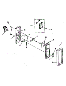 Oven Control Panel parts for Kenmore Range 911.7838510 (9117838510, 911 7838510) from AppliancePartsPros.com