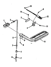Oven Burner Section parts for Kenmore Range 911.7838510 (9117838510, 911 7838510) from AppliancePartsPros.com