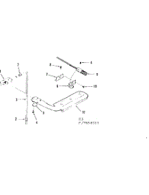 Upper Oven Burner Section parts for Kenmore Range 911.7858311 (9117858311, 911 7858311) from AppliancePartsPros.com