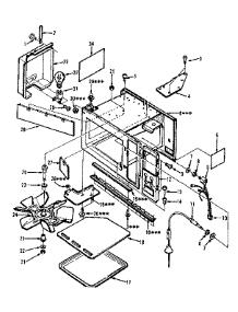 Cabinet Parts parts for Kenmore Range 911.7878310 (9117878310, 911 7878310) from AppliancePartsPros.com