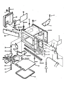 Cabinet Parts parts for Kenmore Range 911.7878311 (9117878311, 911 7878311) from AppliancePartsPros.com