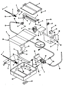 Broiler & Oven Burner Section parts for Kenmore Range 911.7898510 (9117898510, 911 7898510) from AppliancePartsPros.com