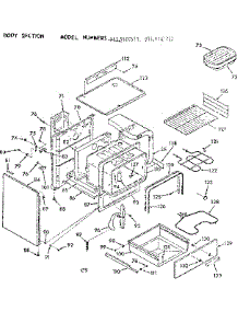 Body Section parts for Kenmore Range 911.9107911 (9119107911, 911 9107911) from AppliancePartsPros.com