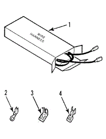 Wire Harnesses & Components parts for Kenmore Range 911.9108810 (9119108810, 911 9108810) from AppliancePartsPros.com