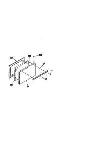 Oven Door parts for Kenmore Range 911.9114890 (9119114890, 911 9114890) from AppliancePartsPros.com