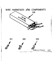 Wire Harnesses And Components parts for Kenmore Range 911.9117510 (9119117510, 911 9117510) from AppliancePartsPros.com