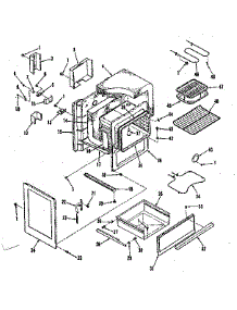 Body Section parts for Kenmore Range 911.9118710 (9119118710, 911 9118710) from AppliancePartsPros.com