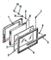 Oven Door Section For Model Number 911.9148810